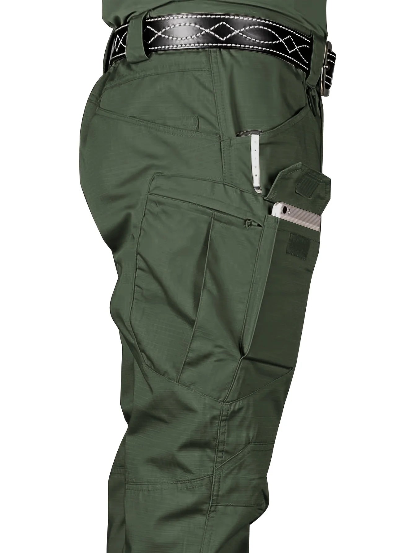 Men's Outdoor Tactical Pants β Multi-Pocket, Water-Repellent, Wear-Resistant Hiking & Sweatpants