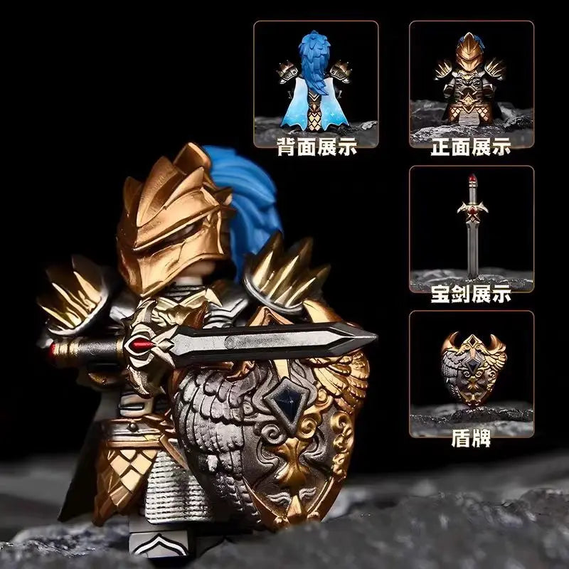 Lich King Medieval Knights Building Block Set – Sir Kay & Gaheris Anime Action Figure Collectible Toy Gift