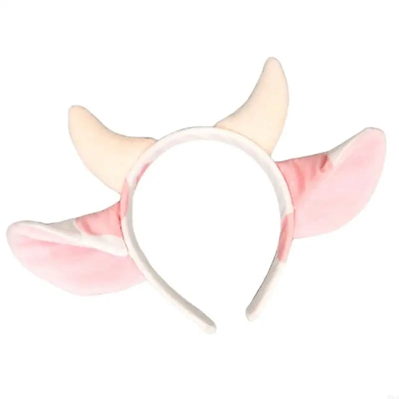 Cow Costume Set - Cow Ears Headband, Gloves and Tail for Halloween Cosplay