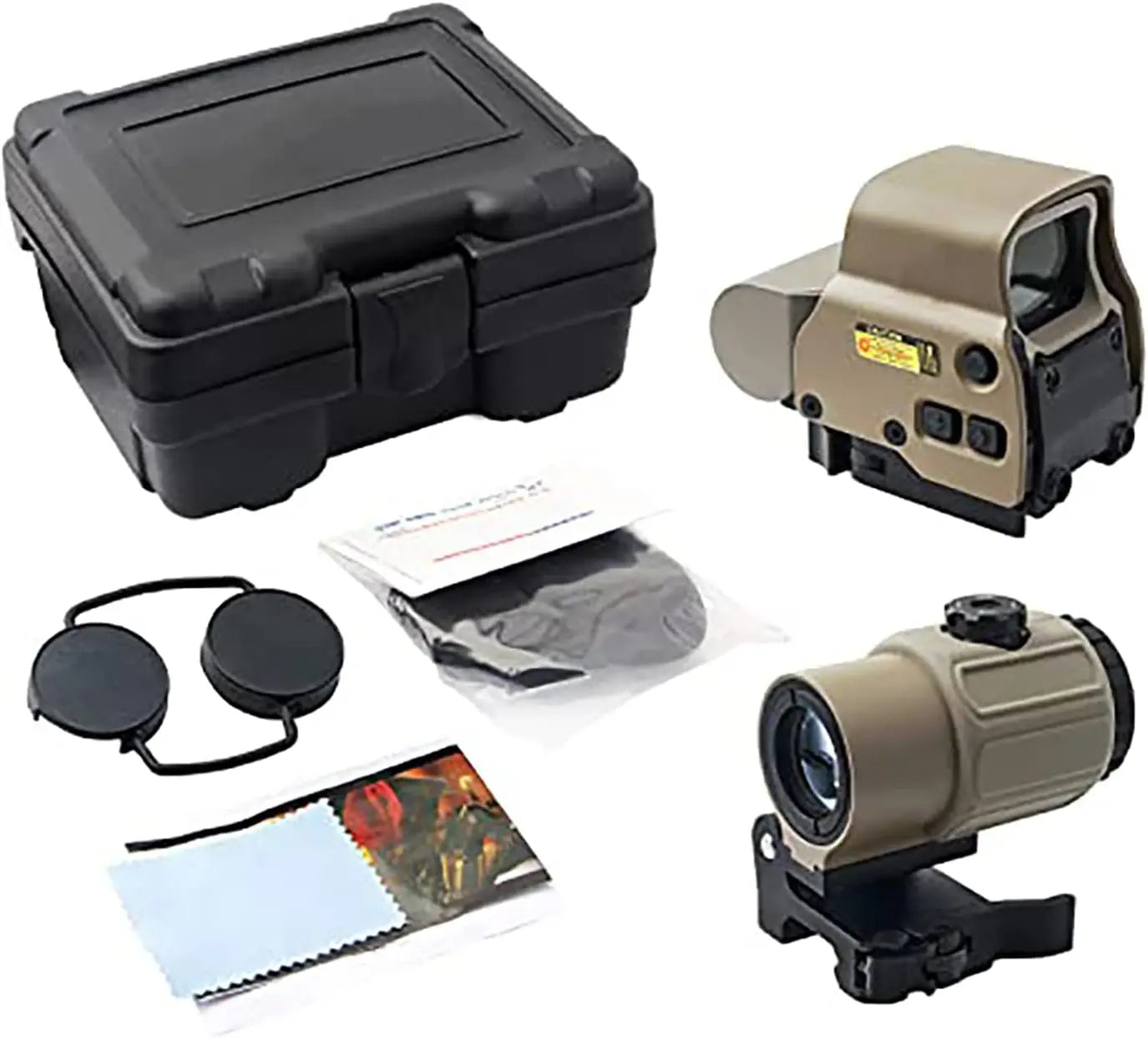 558+G43 Holographic Red Dot Sight – Tactical Collimator Optic with 20mm Rail Mount & Quick Detach Lever for Hunting