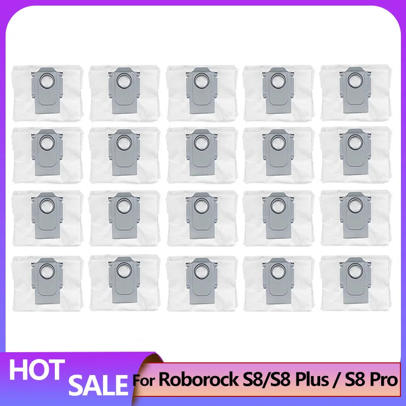 Roborock S8+, Q5 Pro, S8 Pro Ultra, S7 MaxV Ultra, Q7 Max+, Q8 Max Plus Dust Bags & Accessories Spare Parts