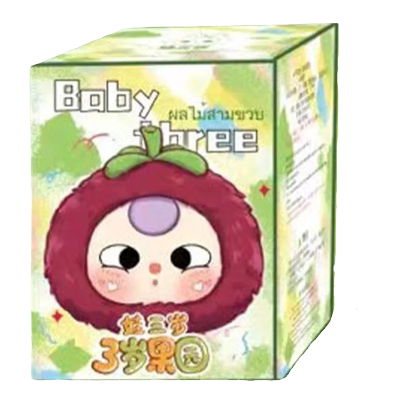 Baby Three Cute Fruit Plush Mystery Box β Stuffed Doll Blind Bag Toy for Girls, Perfect Birthday Gift
