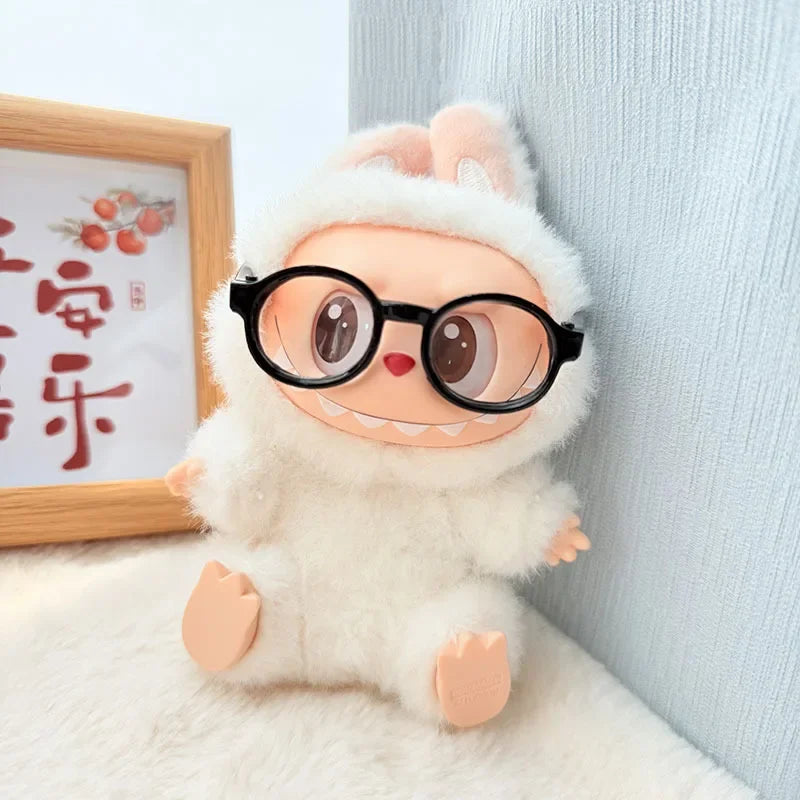 Cute Cartoon Rabbit Outfit for Labubu Plush – Monkey Macaron Fashion Clothes & Accessories