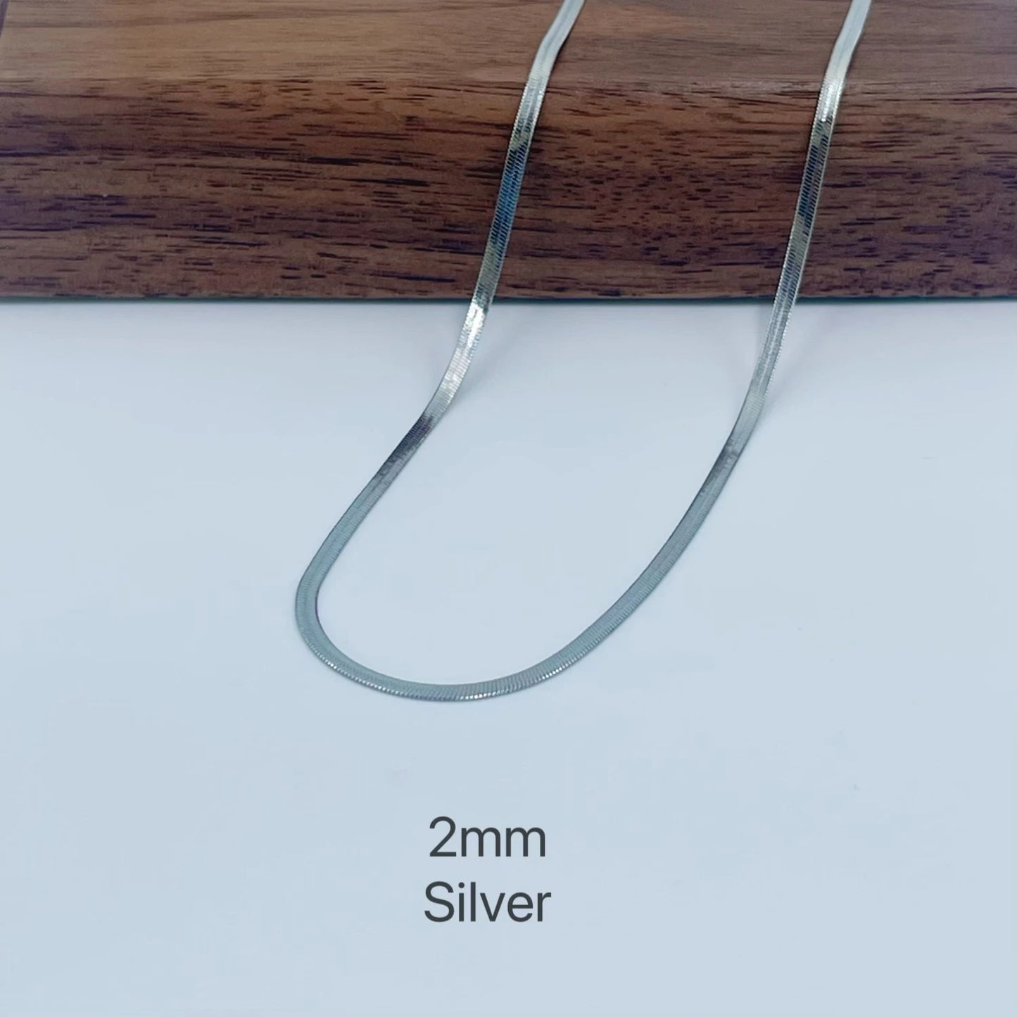 Minimalist Unisex Snake Chain Necklace Choker – Stainless Steel Herringbone Gold Color Fashion Jewelry for Women & Men