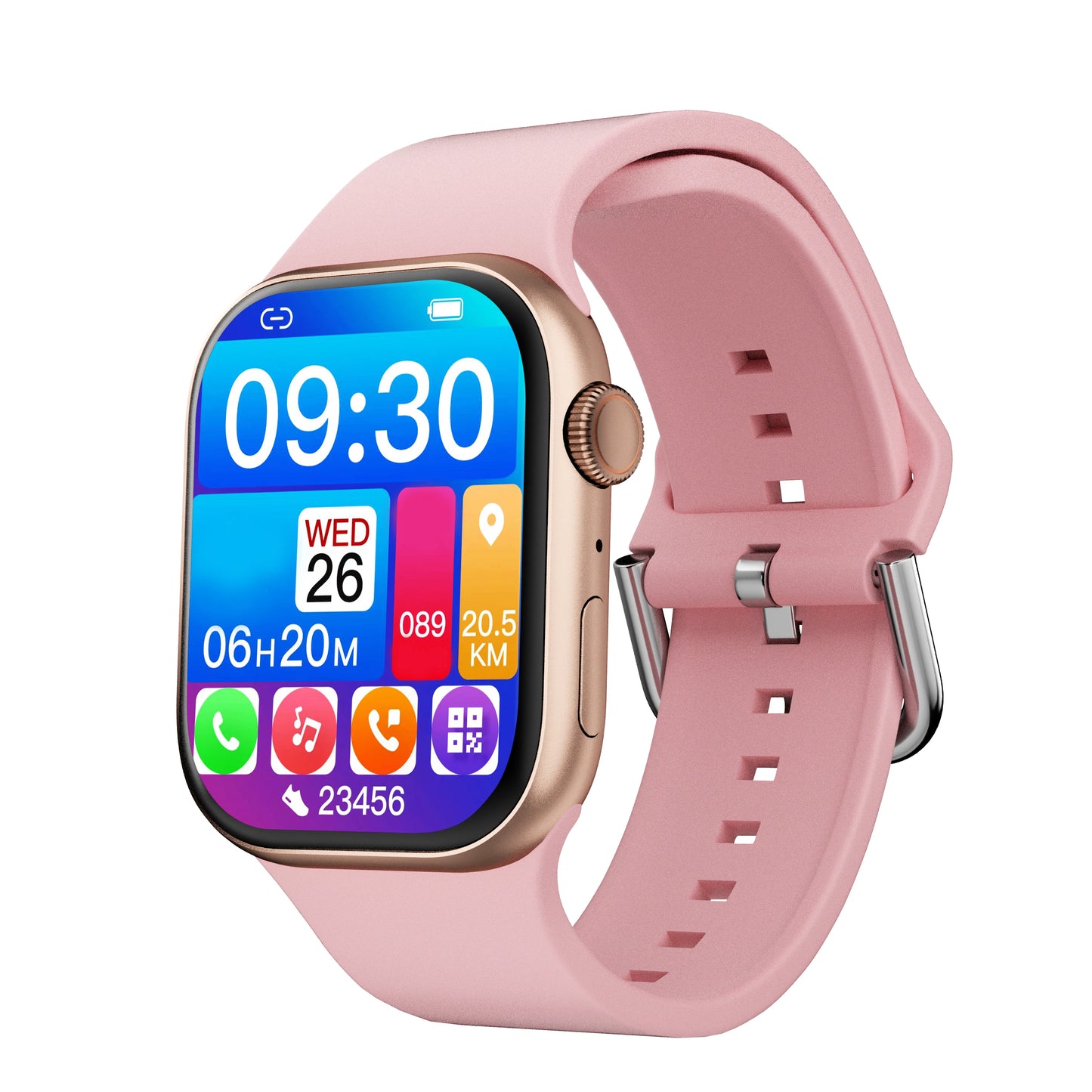 SIMSONLAB Smartwatch — Bluetooth Call, Music & Camera Control, Heart Rate Monitor, Multi-Sport Modes for Men & Women, Android & iOS