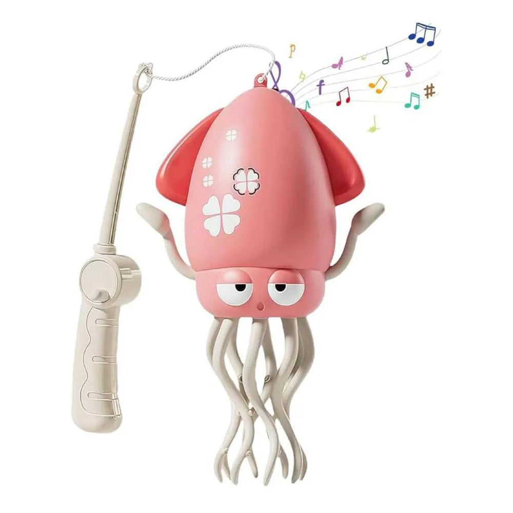 Electric Dancing Squid Toy β Auto-Sensing, Obstacle-Avoidance Interactive Pet with Music & Lights, Rechargeable Gift