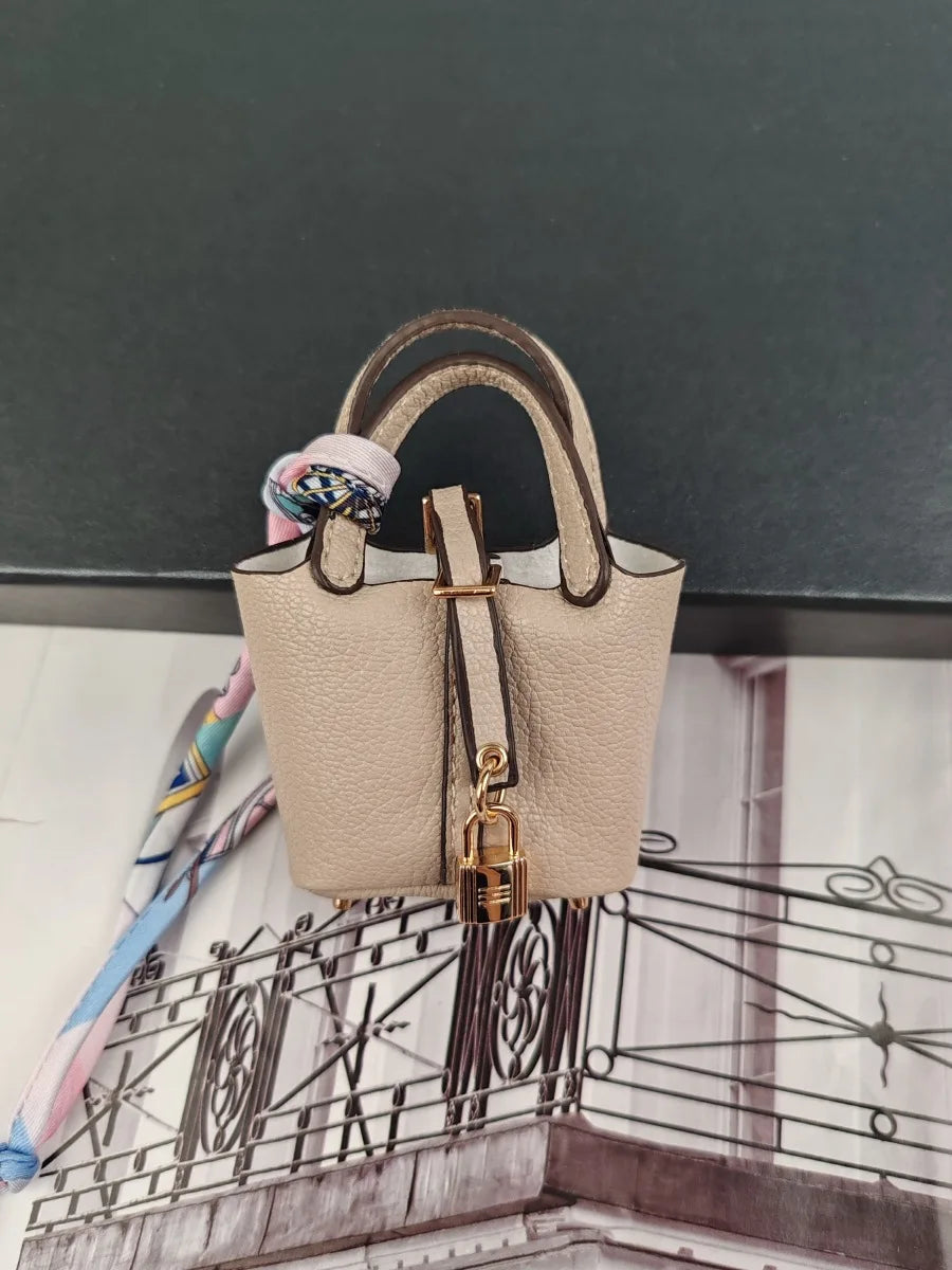 Mini Bag Pendant Keychain – Creative Portable Zero Wallet, Bracelet, and Bluetooth Earphone Multifunctional Hanging Accessory