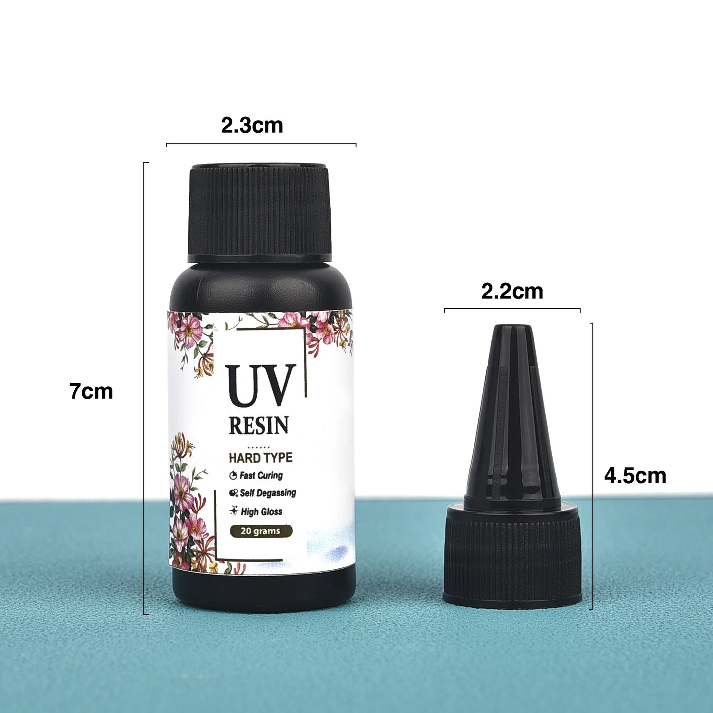 Crystal Epoxy Resin UV Glue - Quick Drying Hardener for DIY Jewelry Making, Available in 20g-1000g with UV Lamp Accessories