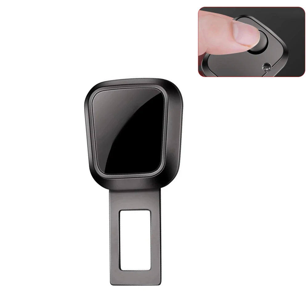 2PCS Car Seat Belt Clip Extender – Universal Safety Seatbelt Buckle Plug Adapter Insert Socket Extension for Cars