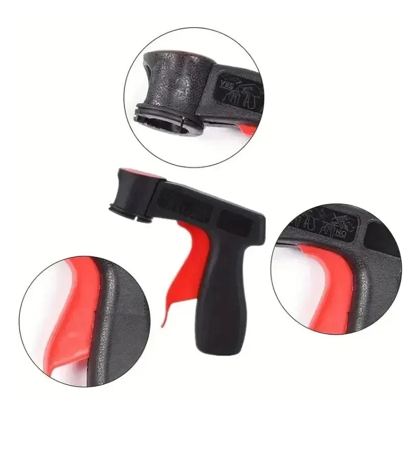 Plastic Portable Spray Paint Handle – Universal Reusable Hand Spray Gun for Car Color Change Film & DIY Pasting