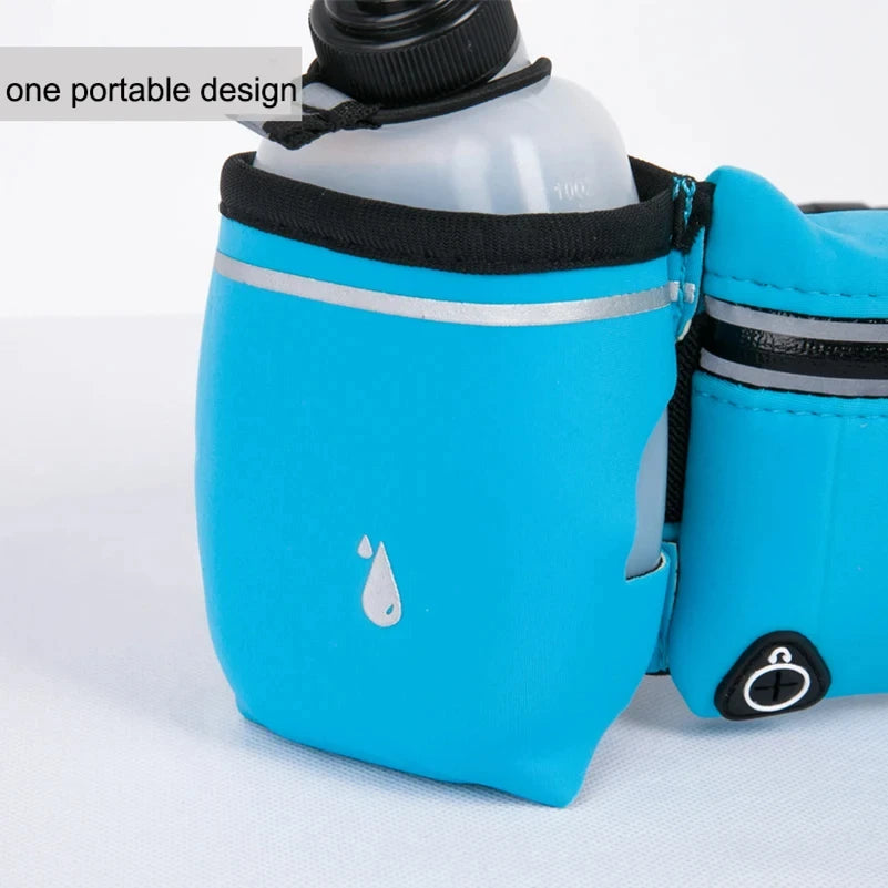 Waterproof Running Waist Bag - Sports Fanny Pack for Men & Women with Phone & Hydration Storage