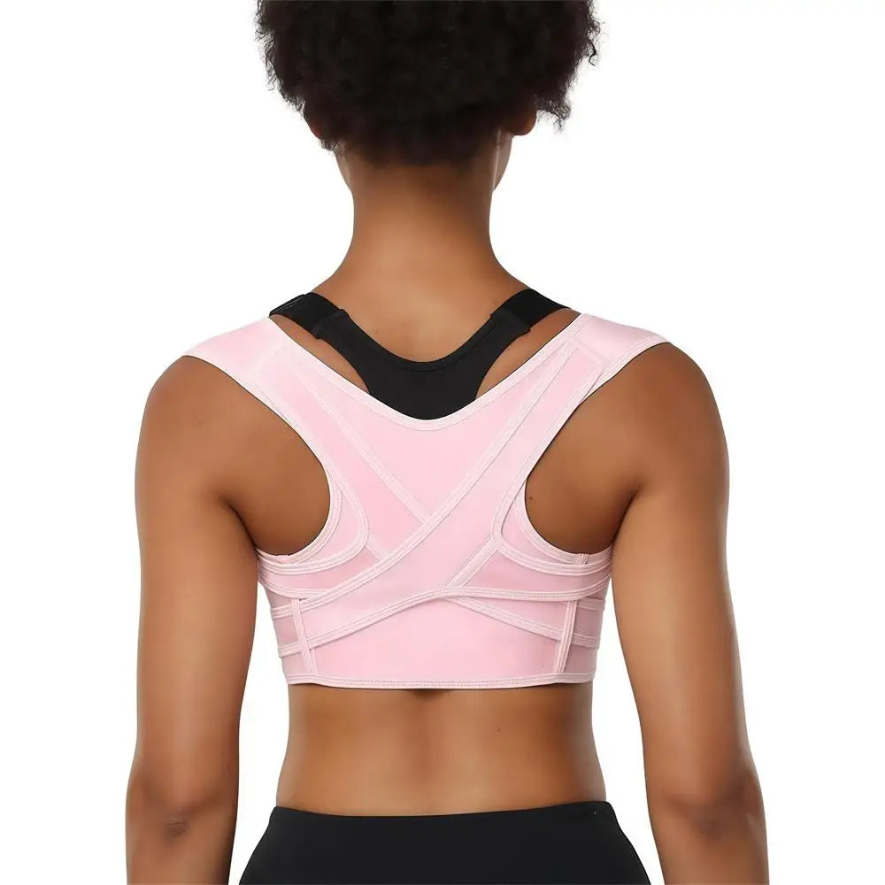 Adjustable Posture Corrector Back Brace – Breathable Upper Back, Neck & Shoulder Support for Clavicle & Lumbar Pain Relief
