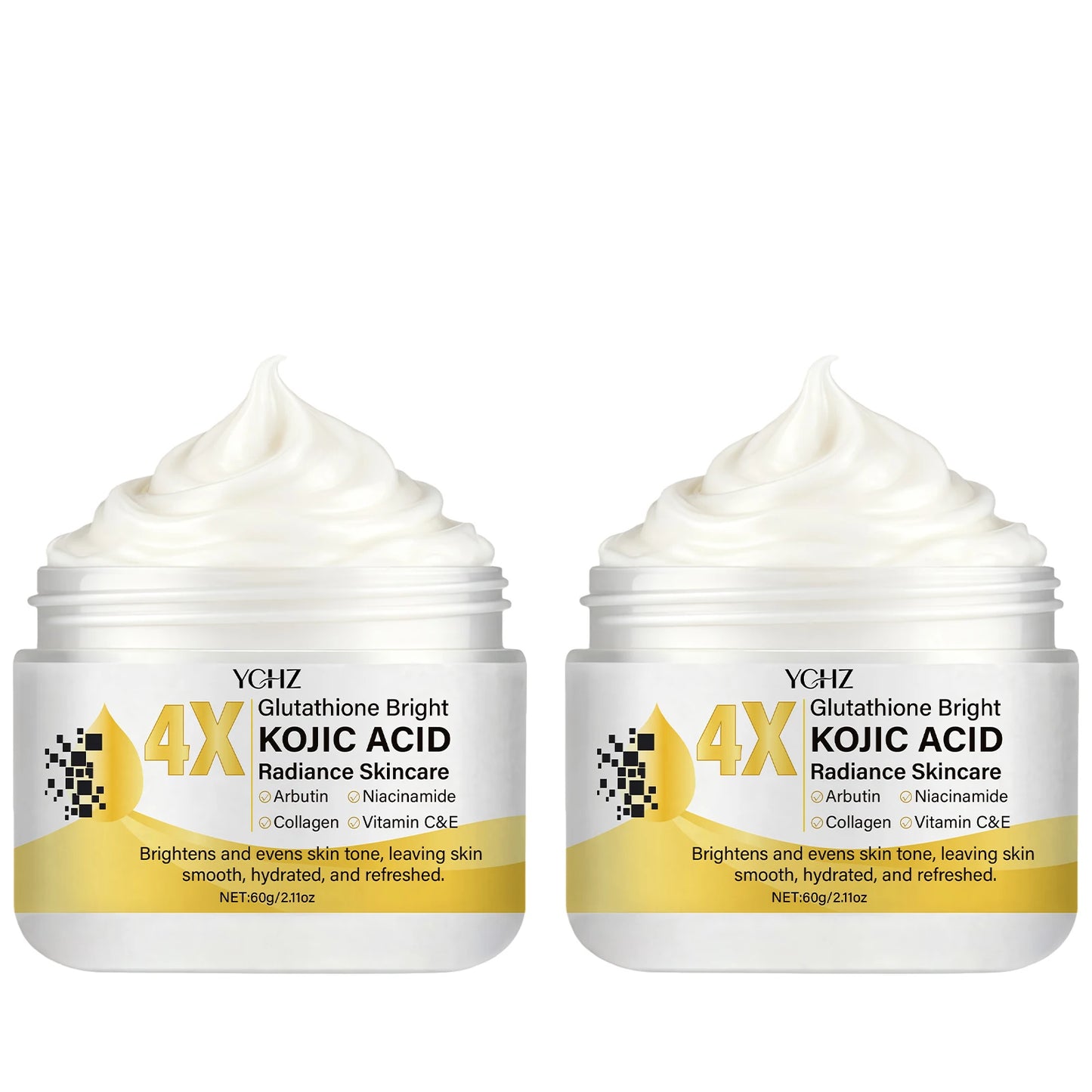 Kojic Acid Face Cream - Dark Spot Correcting Moisturizer for Even Skin Tone, Day & Night Use, 60g