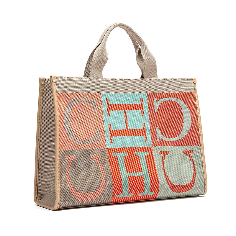 CHCH Women's Shopping Bag 2025 β New Eco-Friendly Flyknit Simple Mommy Bag