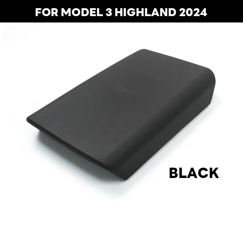 TPE Soft Center Console Armrest Cover for Tesla Model Y (2025 Juniper) & Model 3 Highland (2024) Interior Accessories