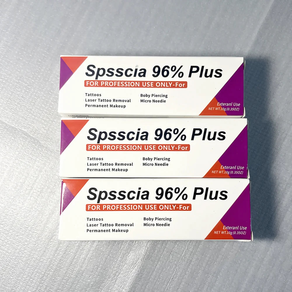 SPSSCIA Original 96% Tattoo Cream – 10g Pre-Treatment for Permanent Makeup, Microblading, Eyebrows & Lips