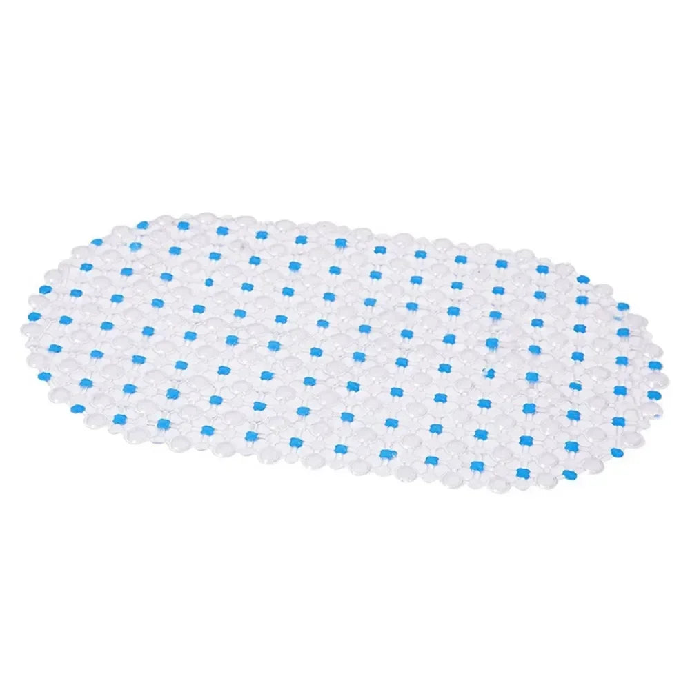 PVC Anti-Skid Bath Mat – Soft Non-Slip Shower & Bathtub Mat with Massage Nubs and Suction Cups