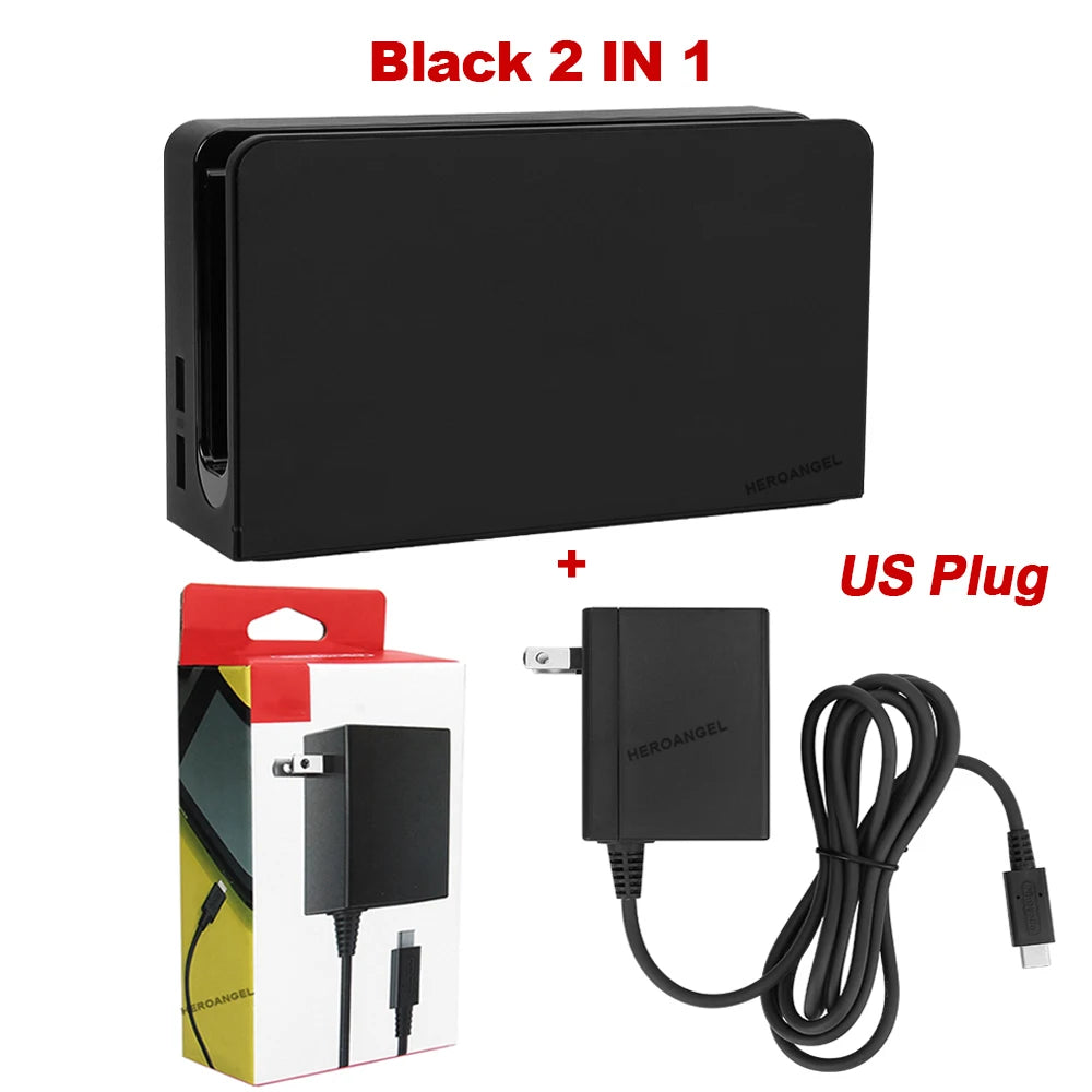 New Charging Dock Adapter for Nintendo Switch OLED – TV Dock Station Stand for Switch OLED Console