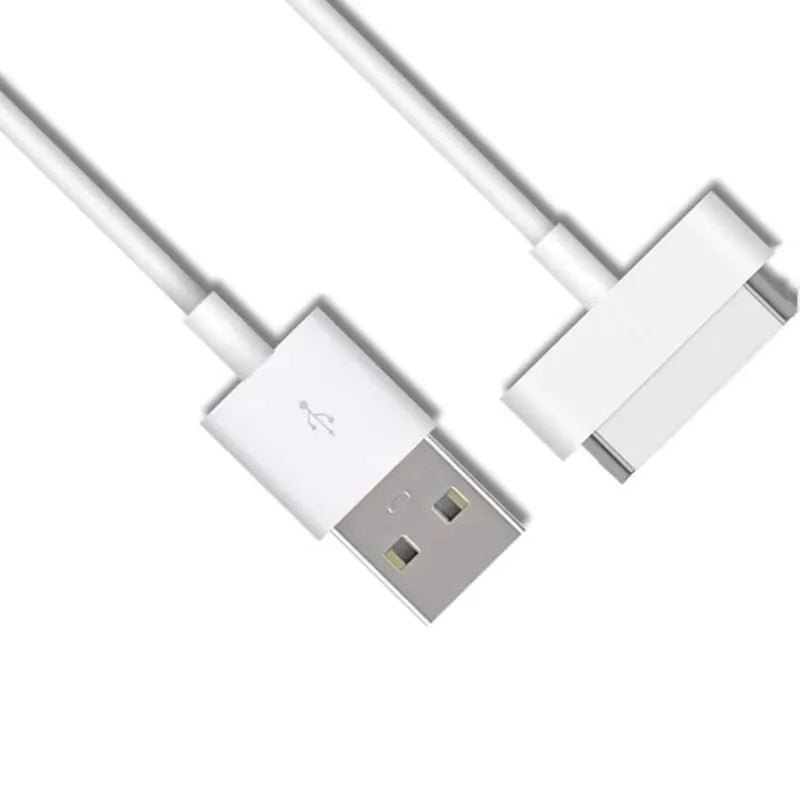 30-Pin USB Charging Cable Adapter - Data Sync and Charger Accessory for iPhone 3G, 3GS, 4, 4S, iPad 1–3, and iPod