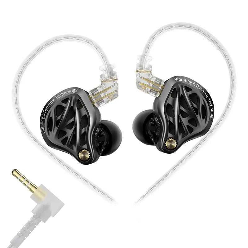 KZ Vibe X Bass Earbuds - HiFi Low-Frequency Vibration Stereo In-Ear Earphones for Music & Gaming