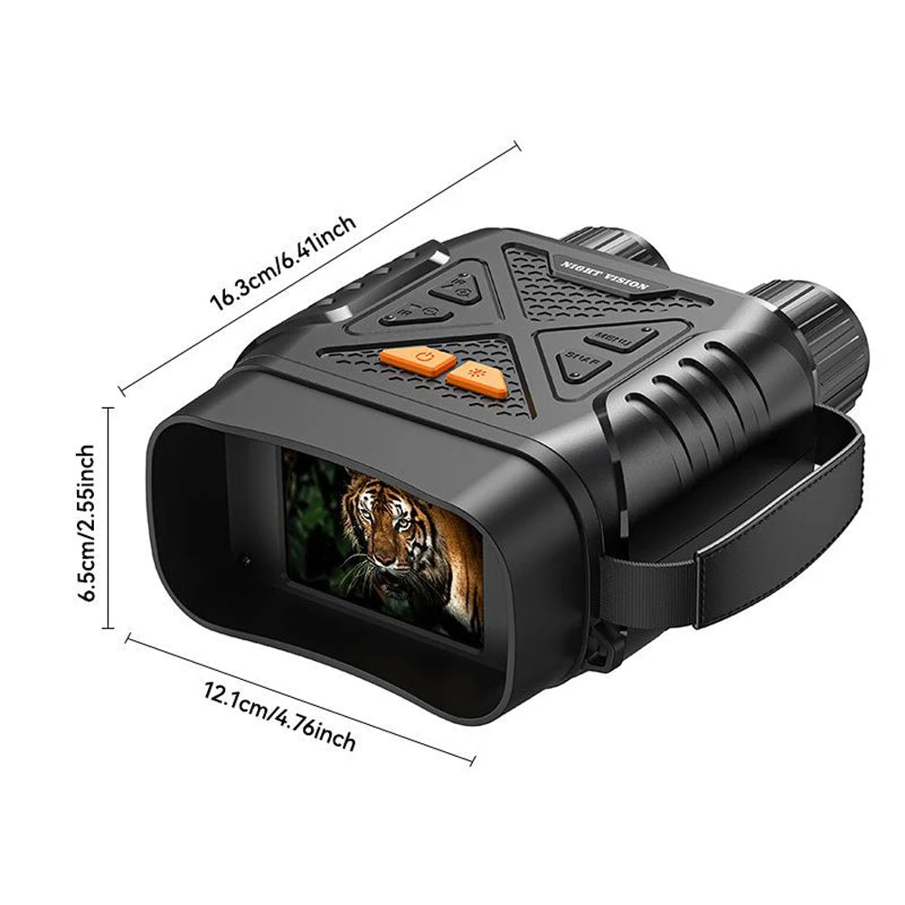 HD 1080P Infrared Binoculars | 10X Digital Zoom with 7 Gear Night Vision & 2000mAh Rechargeable Battery