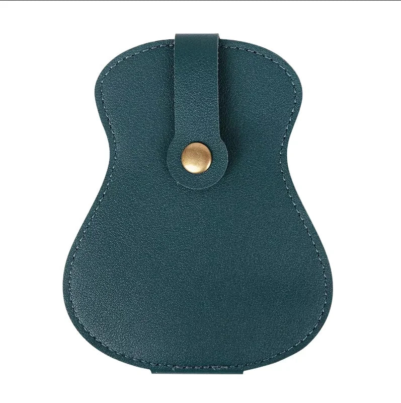 18-Slot Guitar Pick Storage Case β PU Leather Folding Durable Portable Plectrum Holder