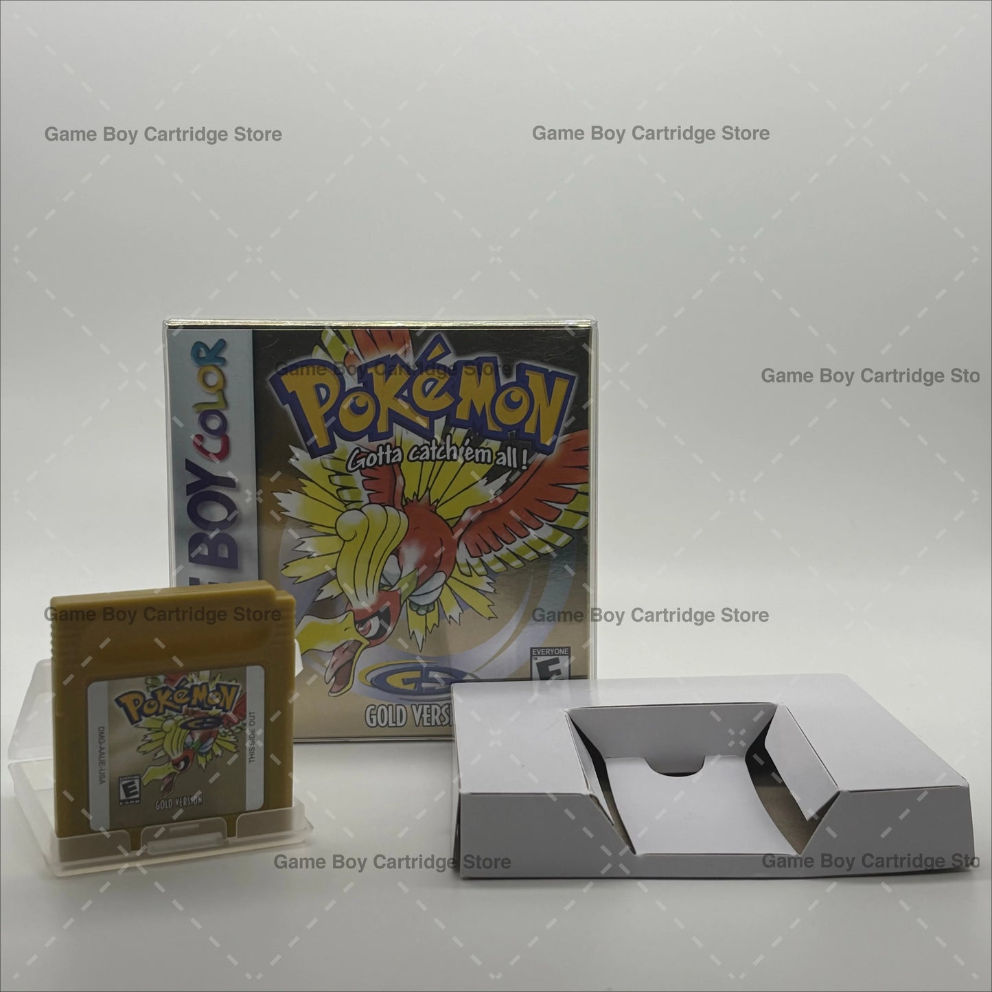 Pokemon Series GBC Game Cartridge in Box USA Version โ Red, Blue, Yellow, Green, Gold, Silver, Crystal
