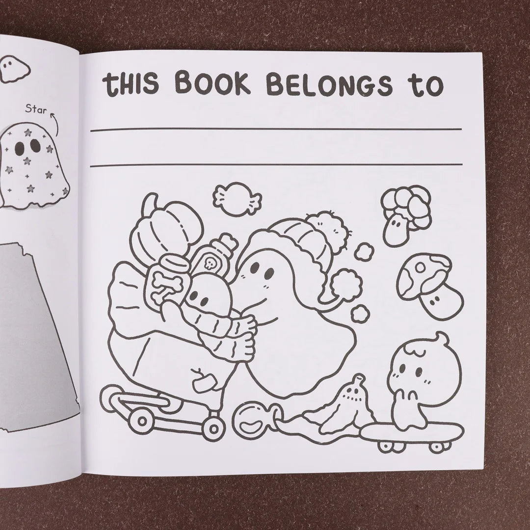 Spooky Cutie Vol. 2 Coloring Book - Cozy Creepy Creature Coloring Book for Adults & Teens, Relaxation Activity Book
