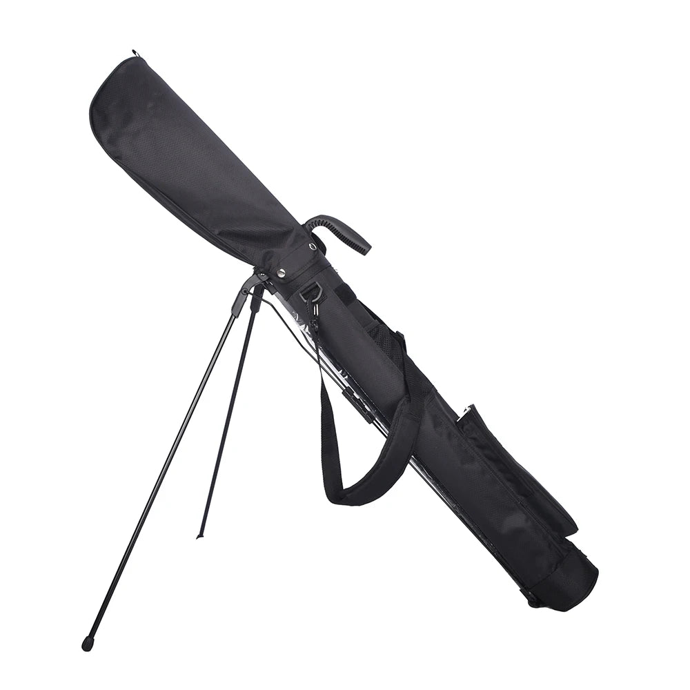 Lightweight Golf Club Bag with Bracket - Waterproof Stand Carry Bag, Golf Gun Rack Design