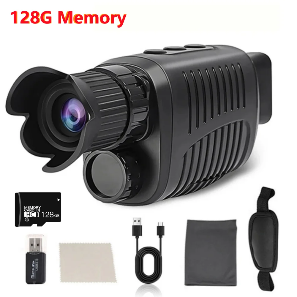 1080P HD Monocular Night Vision β 5X Infrared Zoom Hunting Telescope, 300m Full Darkness Range