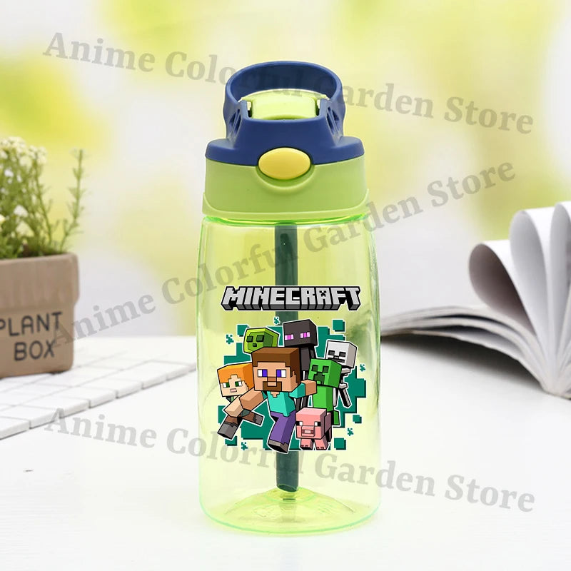 Game Theme Water Bottle - Cute Cartoon Portable Sports Cup for Boys & Girls