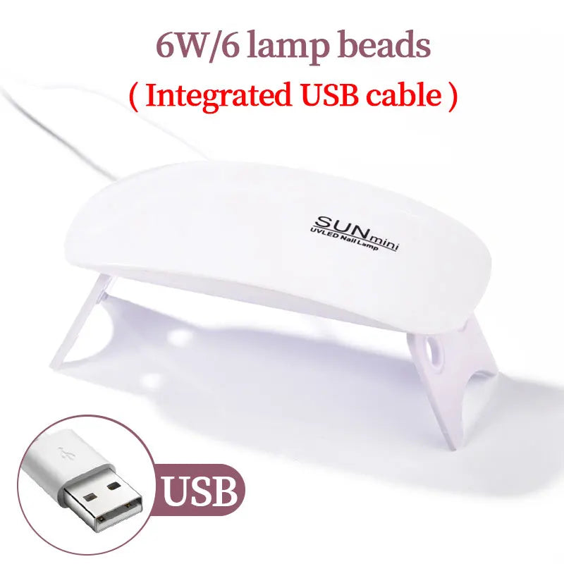 CNHIDS 54W 18 LED UV Nail Dryer – Manicure Lamp with USB, Smart Timer & Sun Light for Gel Nail Polish Curing
