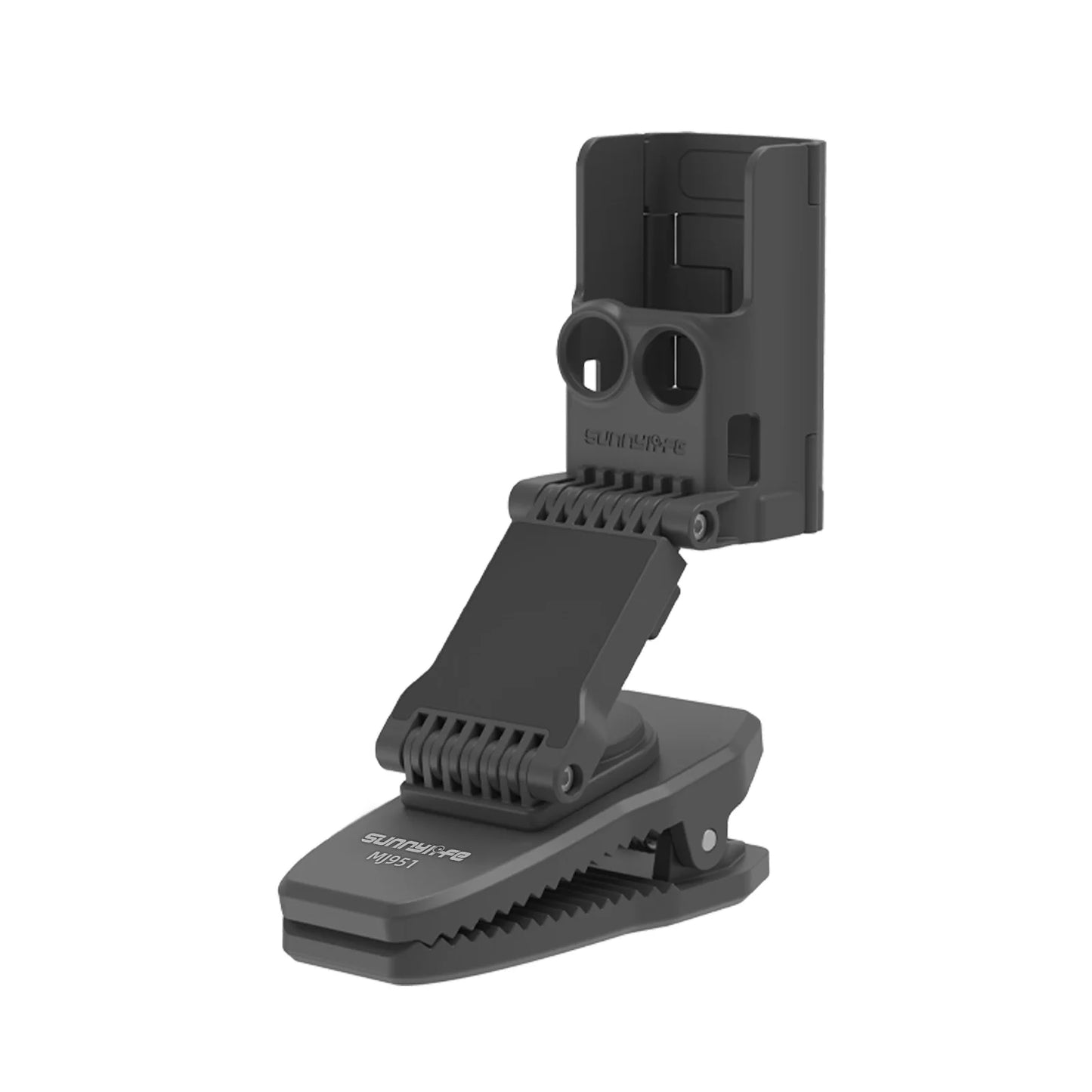 SUNNYLIFE Backpack Clip Mount for DJI Pocket 3 – Extendable Rotatable Magnetic Holder for Hands-Free Vlogging, Cycling & Travel Recording