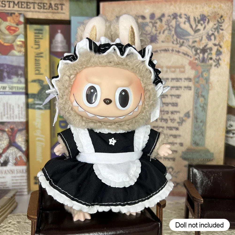 17cm Labubu V1/V2 Doll Clothes β Cosplay Outfits & Accessories | Kids Toy Gift with Various Styles