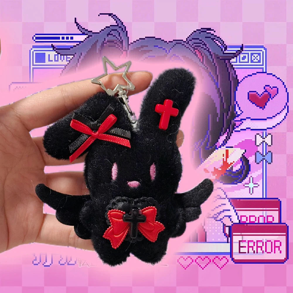 NEEDY GIRL OVERDOSE Guard Plush Keychain - Anime Cosplay Pendant Fan Gift Accessory