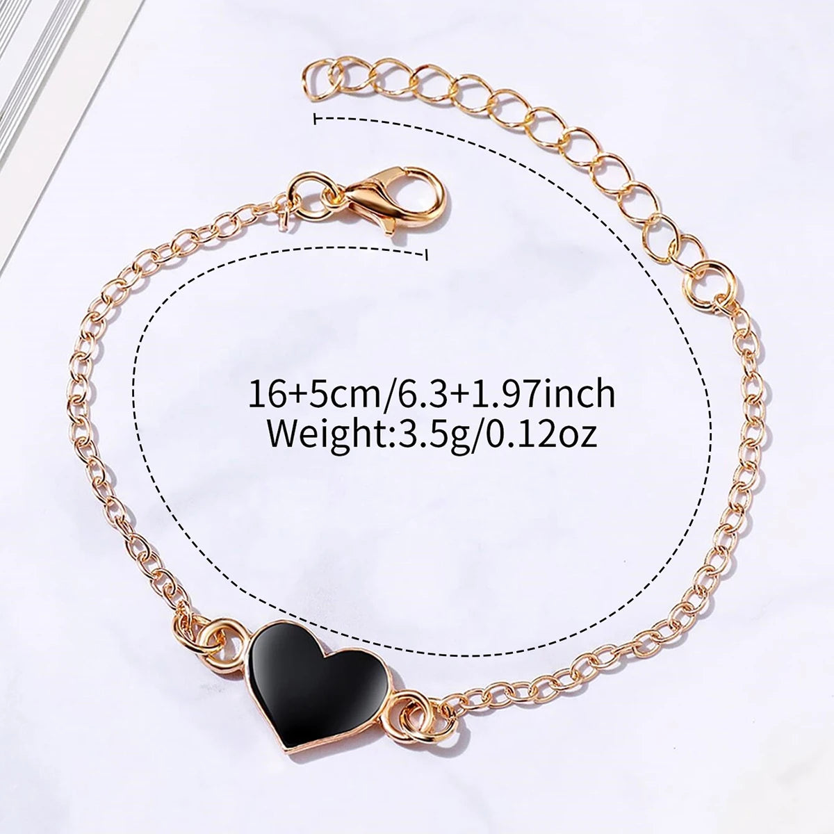 2PCS Women's Watch Set – Fashion Square Stainless Steel Band Quartz Watches with Heart Bracelet