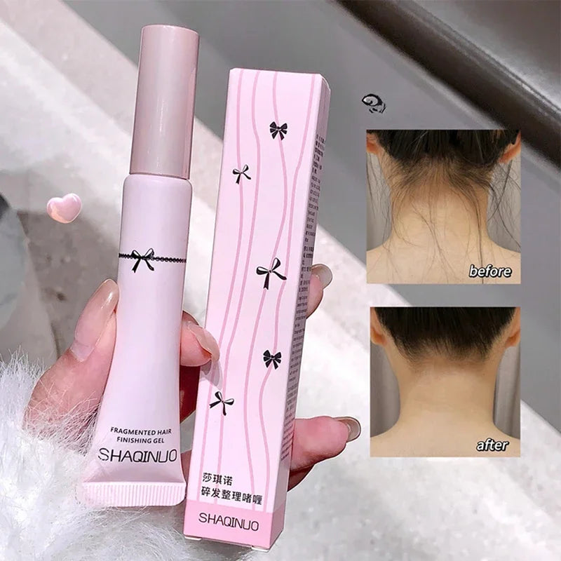 Hair Wax Stick Styling Gel - Transparent Non-Greasy Frizz Control & Smooth Finishing Hair Fixer