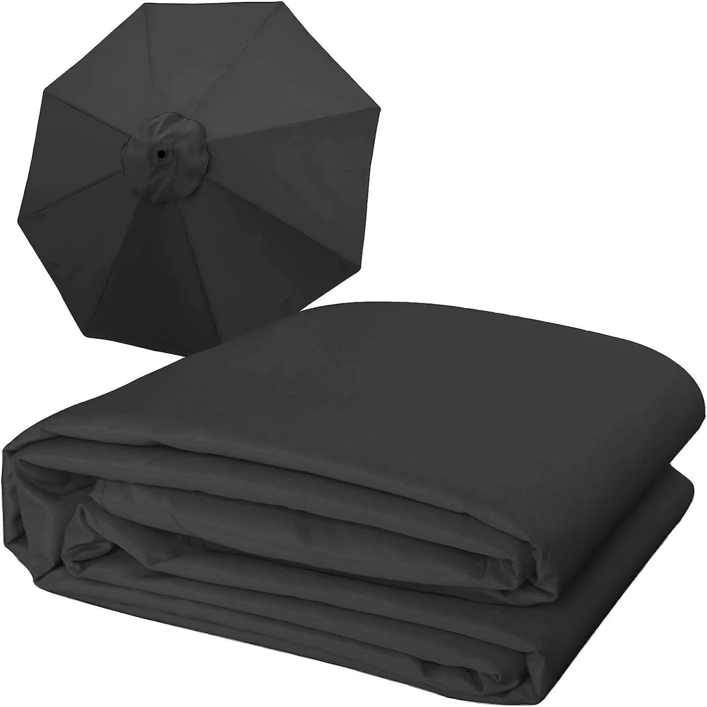 Green Replacement Umbrella Canopy β Waterproof Sunshade Cover for Garden, Backyard & Pool, Fits 9FT/10FT 6 & 8 Ribs Cantilever Umbrellas