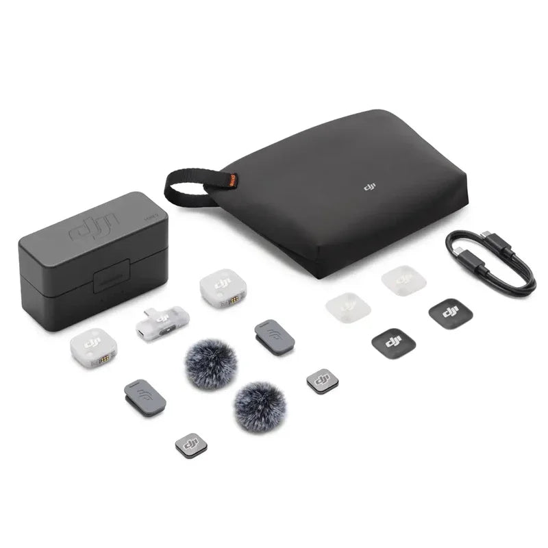 DJI Mic Mini 2 - Wireless Microphone with High-Quality Audio, Automatic Limiting and 48-Hour Battery Life