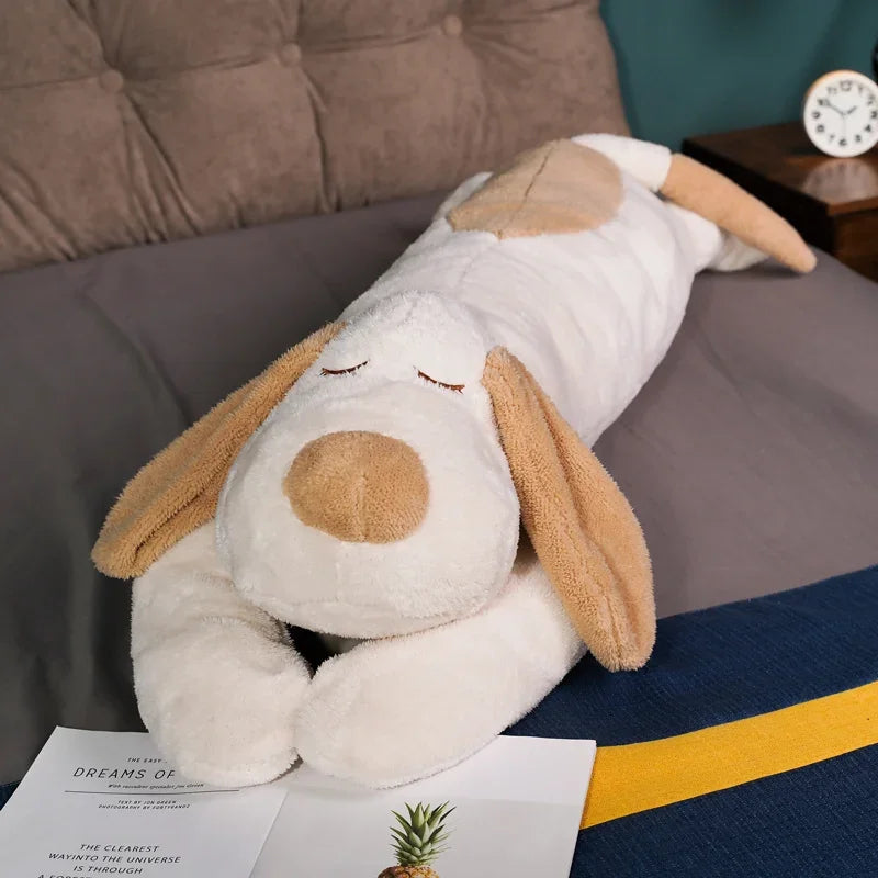 Giant Soft Dog Plush Pillow – Cotton Stuffed Pet Doll Sleep Pillow Gift for Girlfriend