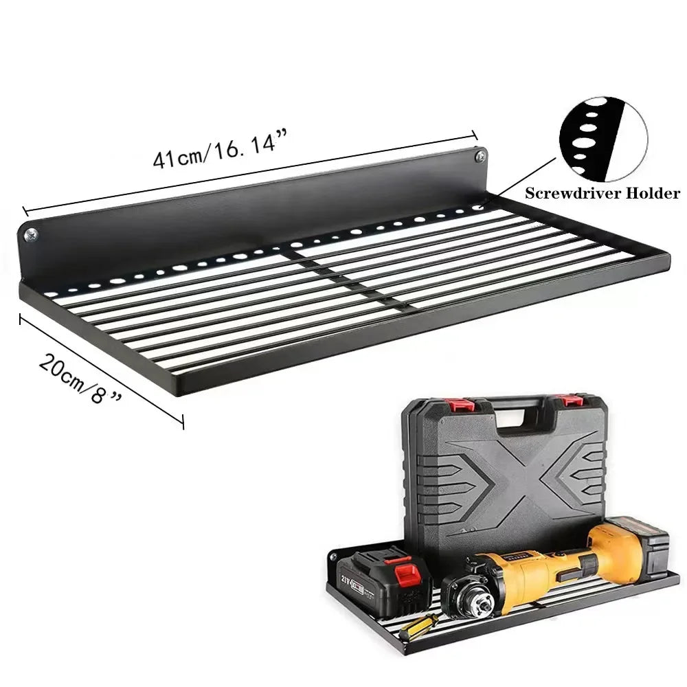 2-Pack Power Tool Wall Mount Holders β Heavy Duty Pegboard Storage Racks for Drill & Screwdriver in Workshop/Garage