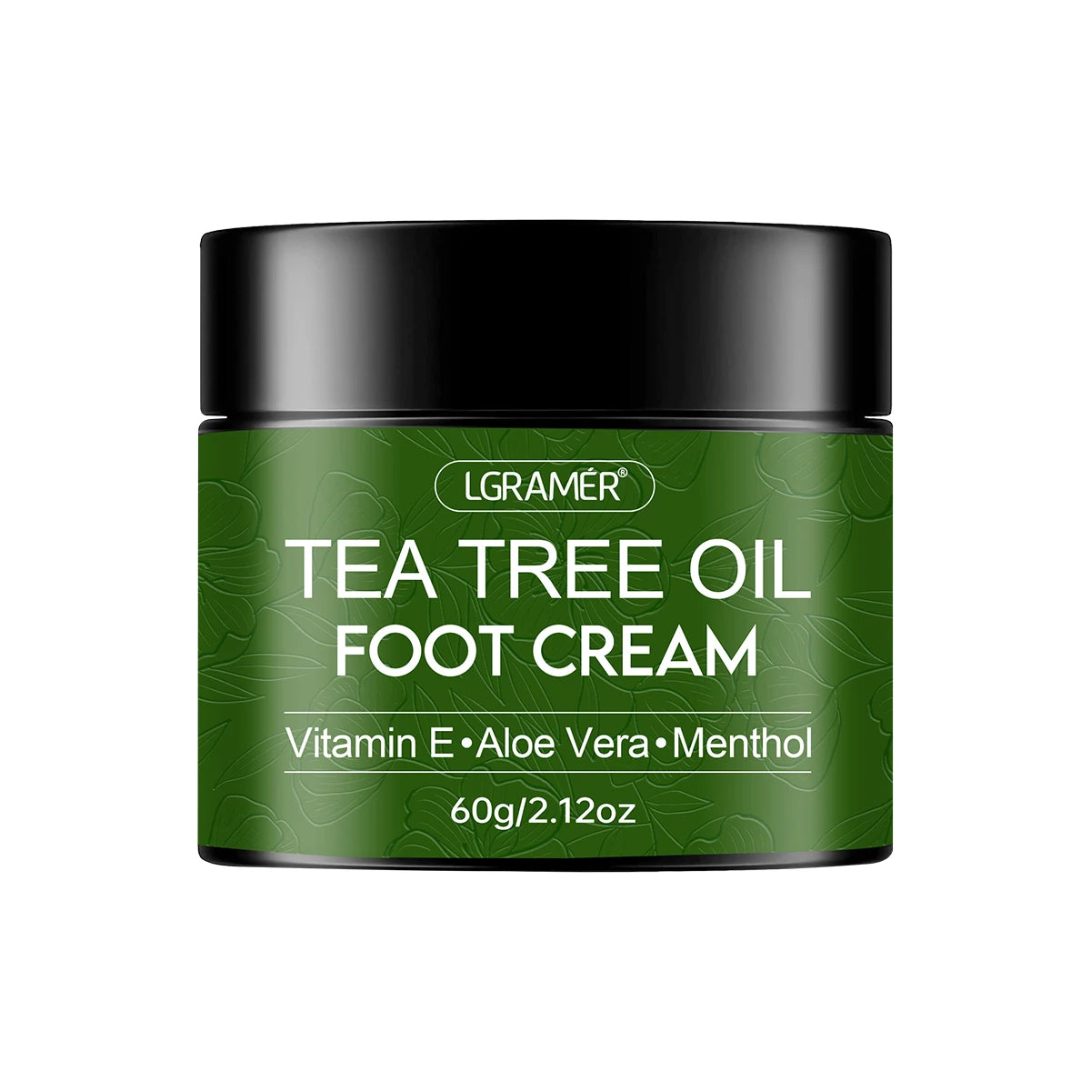 Tea Tree Oil Foot Cream – Exfoliating Foot Care for Rough, Cracked Feet, Softening & Long-Lasting Moisturization