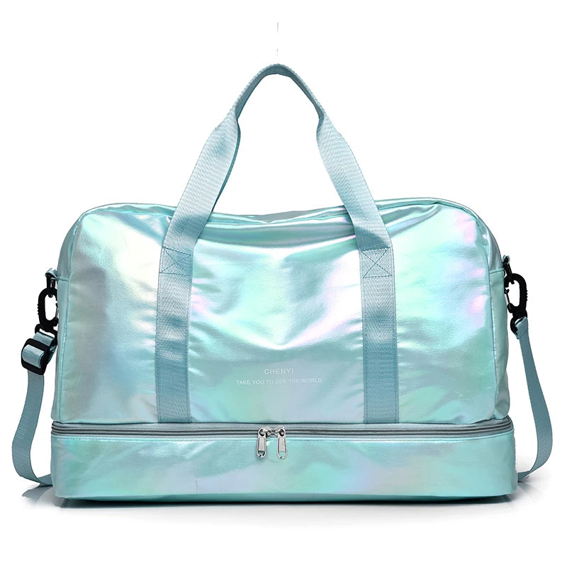 AOTTLA Women’s Travel Bag – Large Capacity Handbag & Shoulder Bag with Dry/Wet Separation for Sports, Fitness & Luggage