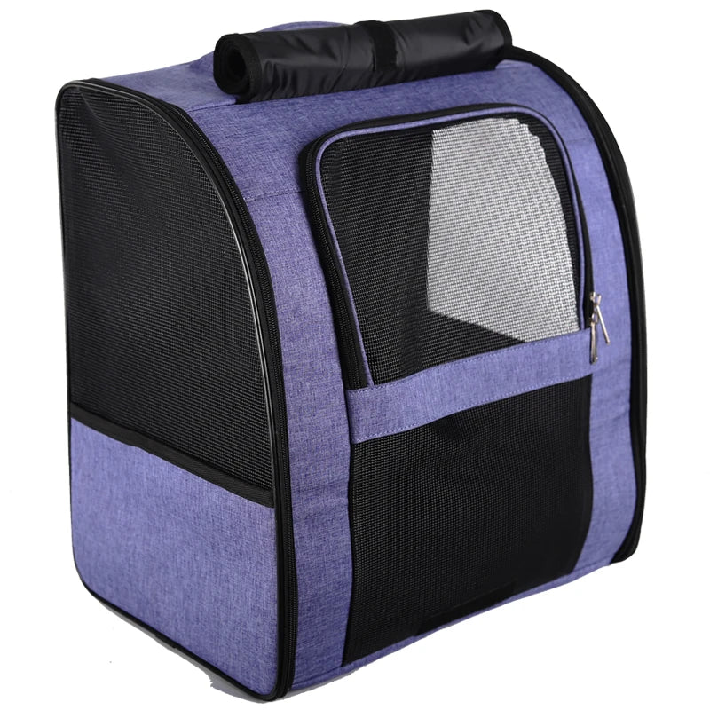 Lightweight Breathable Cat Backpack Carrier – Portable Travel Bag for Cats, Dogs & Small Pets