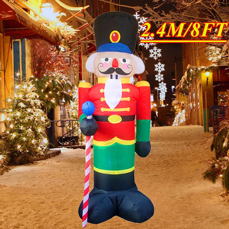 Christmas Inflatable Decoration – LED Light Toy Ornament for Xmas Party, New Year, Indoor and Outdoor Garden Decor