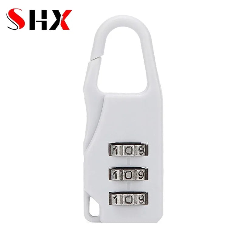 Mini Plastic Combination Lock β Dial Digits Code Password Padlock, Travel & Luggage Security, Gym Safety Lock