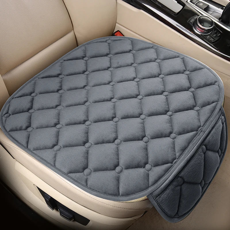 Universal Winter Warm Car Seat Cover Protector Set β 3-Piece Rear Seat Cushion & Back Cushion Auto Seat Protection for Cars, SUVs & Vans