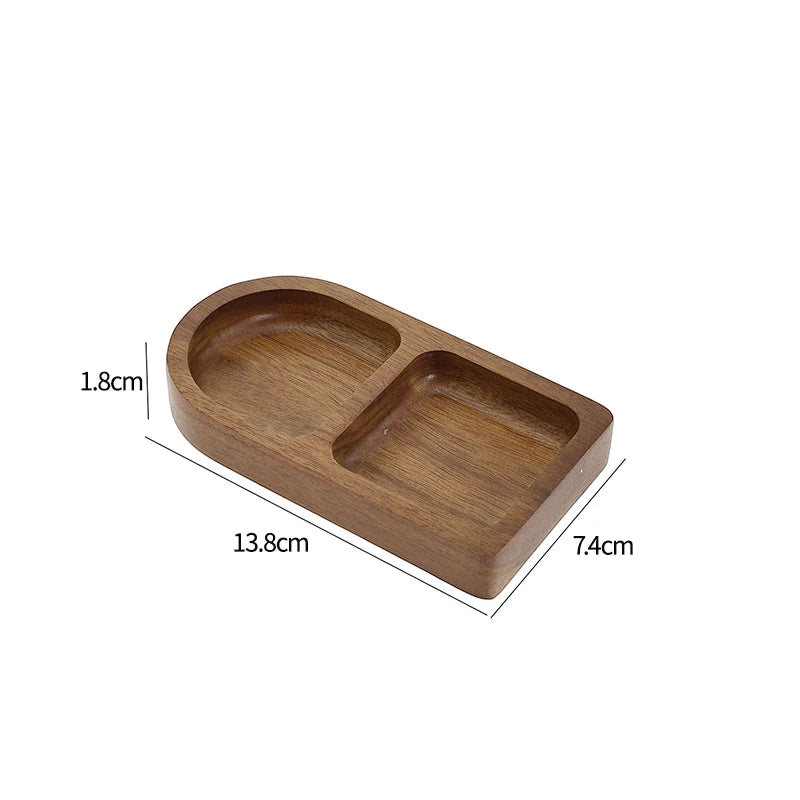 Mini Bamboo Tray Coaster β Wooden Saucer Plate for Flower Pots, Cups, and Coffee, Creative Kitchen & Home Decor Mat