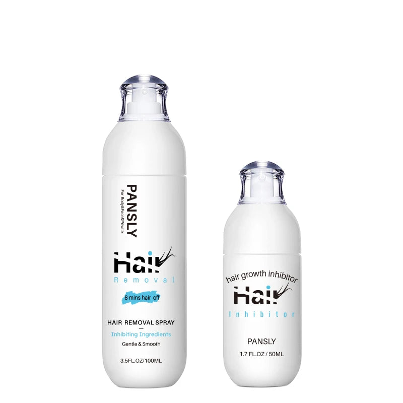 100ML Hair Removal Spray - Painless Hair Reduction Treatment for Smooth Skin and Hair Growth Inhibition