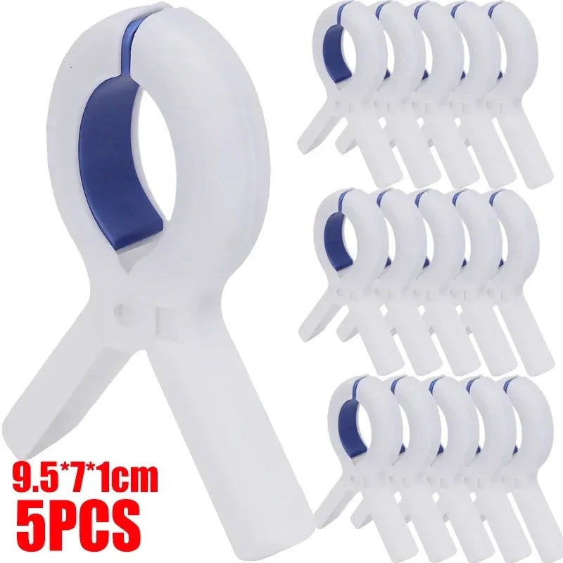 Heavy Duty Plastic Clothes Pins - Windproof Laundry Clips for Towels, Blankets, Coats & Quilts